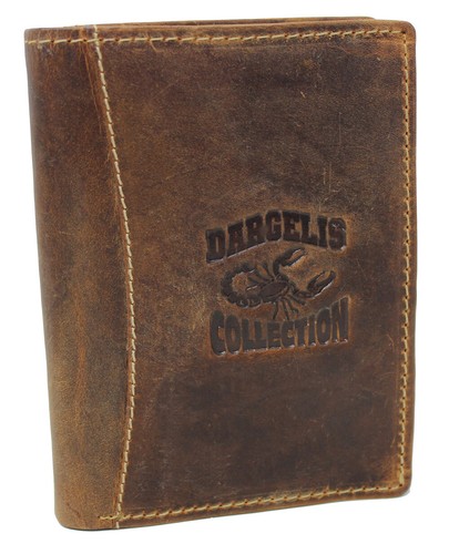 Vintage leder geldbörse - leder,