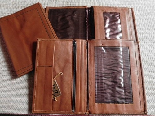 Brieftasche rotbraun - (01651),