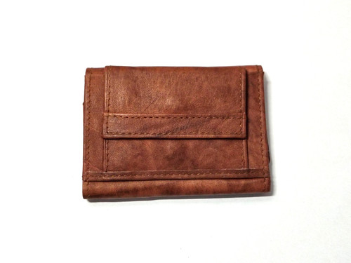Mini geldbörse braun leder - mini, -braun-