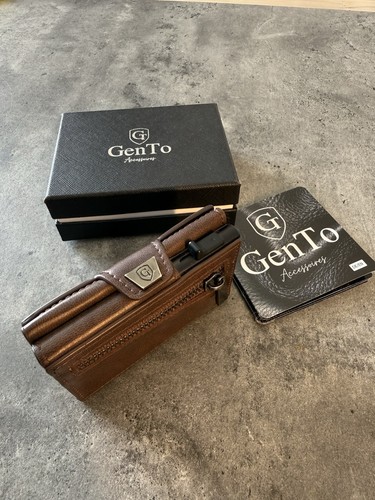 Brieftasche gento lederetui - brieftasche,
