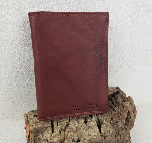 Kleine leder brieftasche - ,