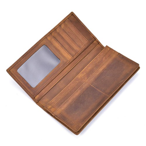 Leder brieftasche vintage - brieftasche,
