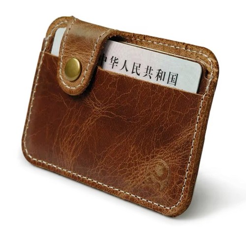Leder kreditkarten holder - leder,