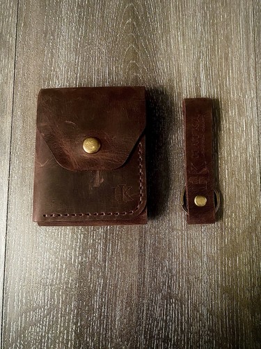 Braune brieftasche mit - braune,