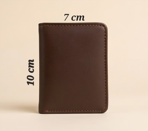 Bifold brieftasche leder - leder, braun
