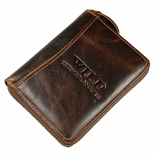 Rfid herren leder geldbörse - leder,