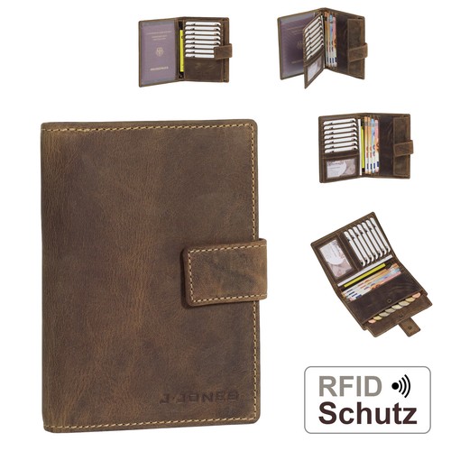 Rfid herren leder brieftasche - rfid,